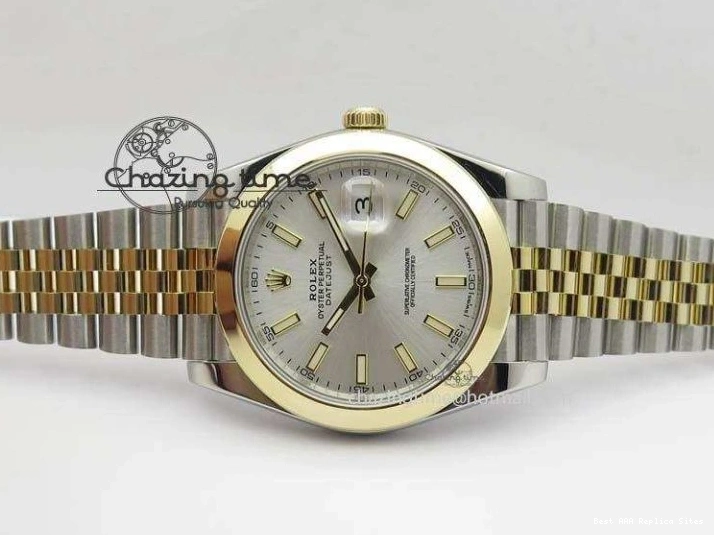 Best AAA Replica Sites On Dial Noob Silver Jubilee YG 126303 A 41mm Wrapped 1:1 Compact SS YG 3764 Bracelet Best Edition DateJust 0116